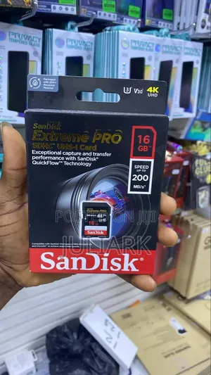 Sandisk 16gb Extreme Pro Camera Memory Card