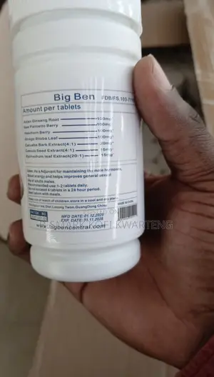 Big Ben Men's Health Tablets - 60 Capsules