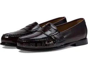 Johnston Murphy Hayes Burgundy Leather Penny Loafers (Size 42/43)