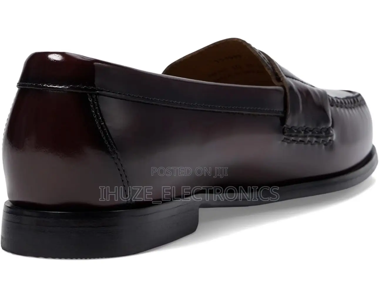 Johnston Murphy Hayes Burgundy Leather Penny Loafers (Size 42/43)
