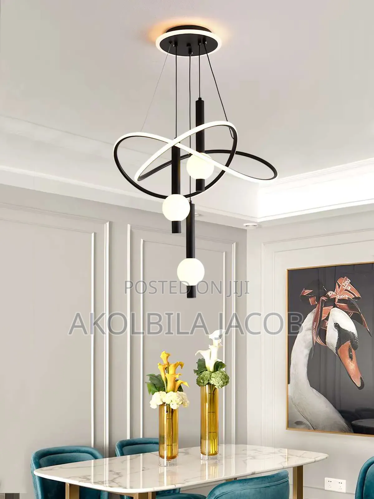 Black Pendant Light