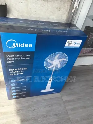 Your Perfect Backup for Dumsor Midea Rechargeable Fan That Never Fails