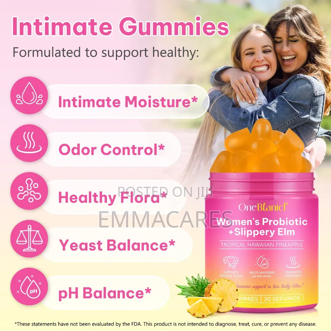 One Btanicl Women's Probiotics and Slippery Elm Gummies