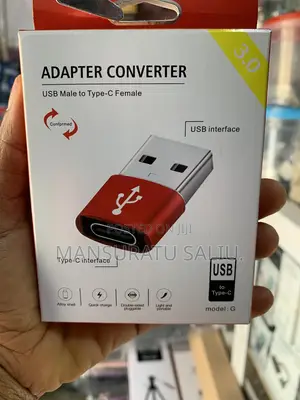 Adapter Converter Usb Male to Type C Female