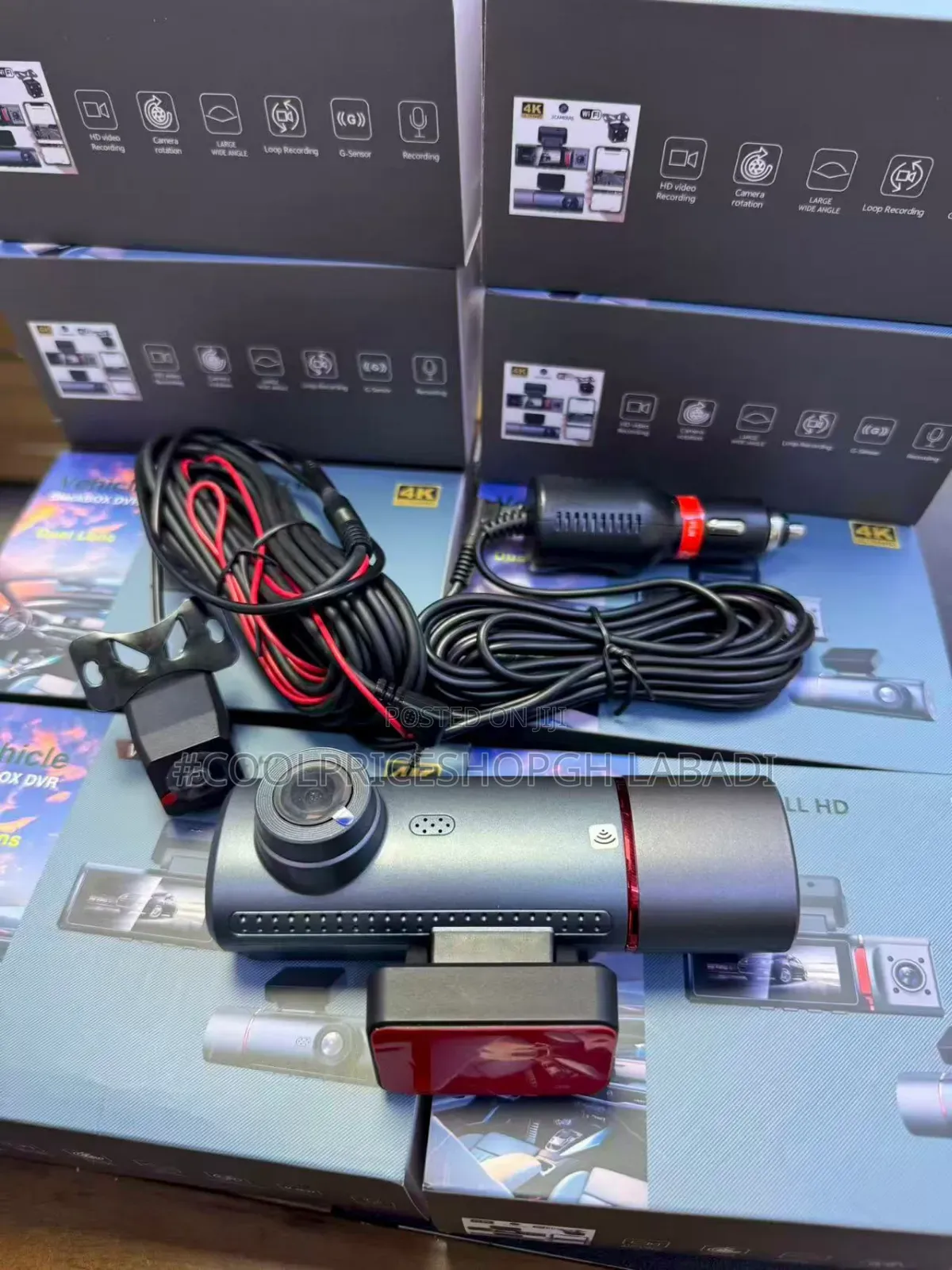  3-Channel Dash Cam Camcorder