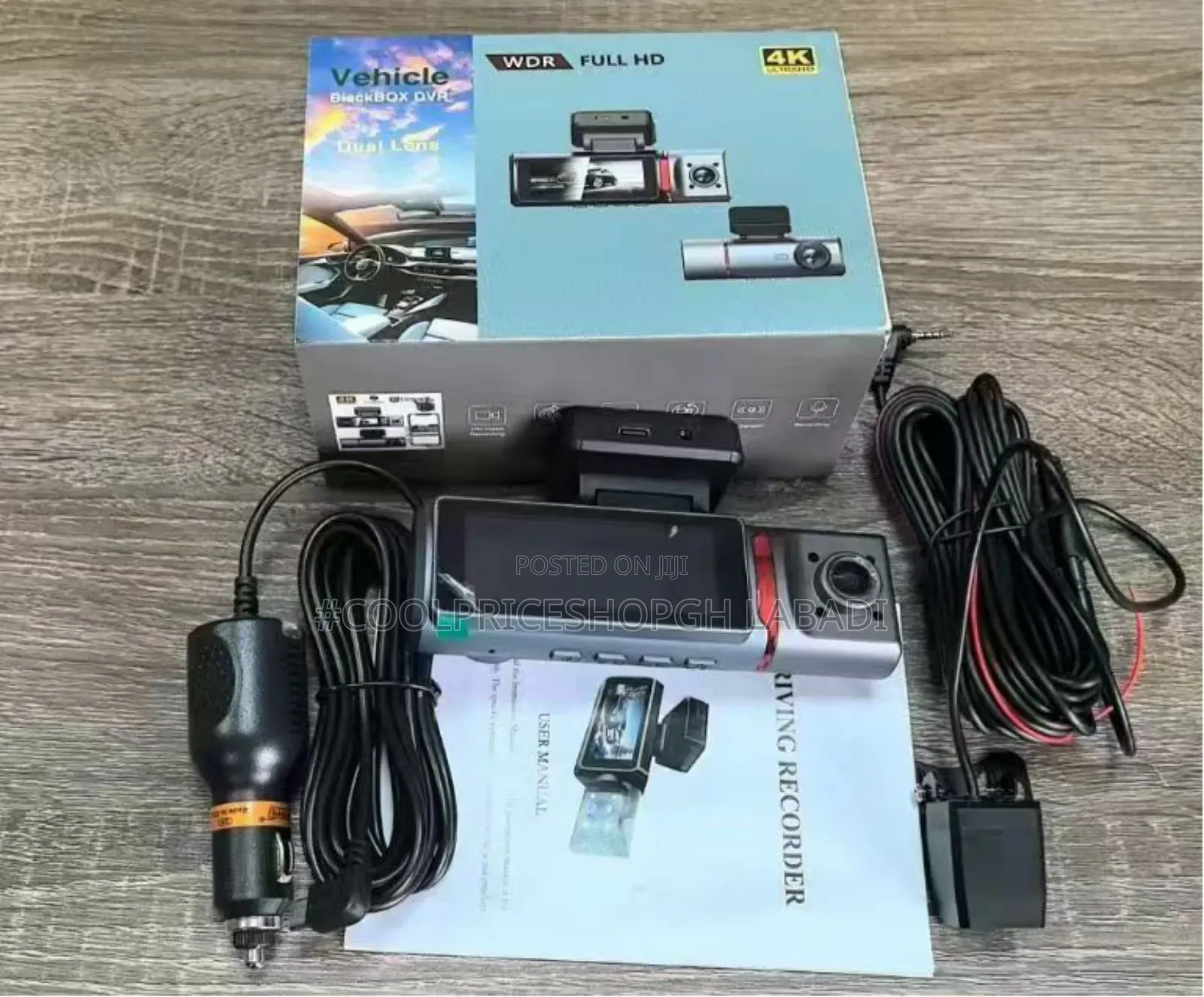  3-Channel Dash Cam Camcorder