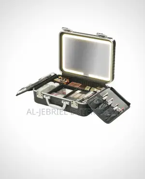 Makeup Storage Box With Led Mirror