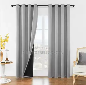 High GSM 9feet Long 100% Total Uv Protection Blackout Curtains