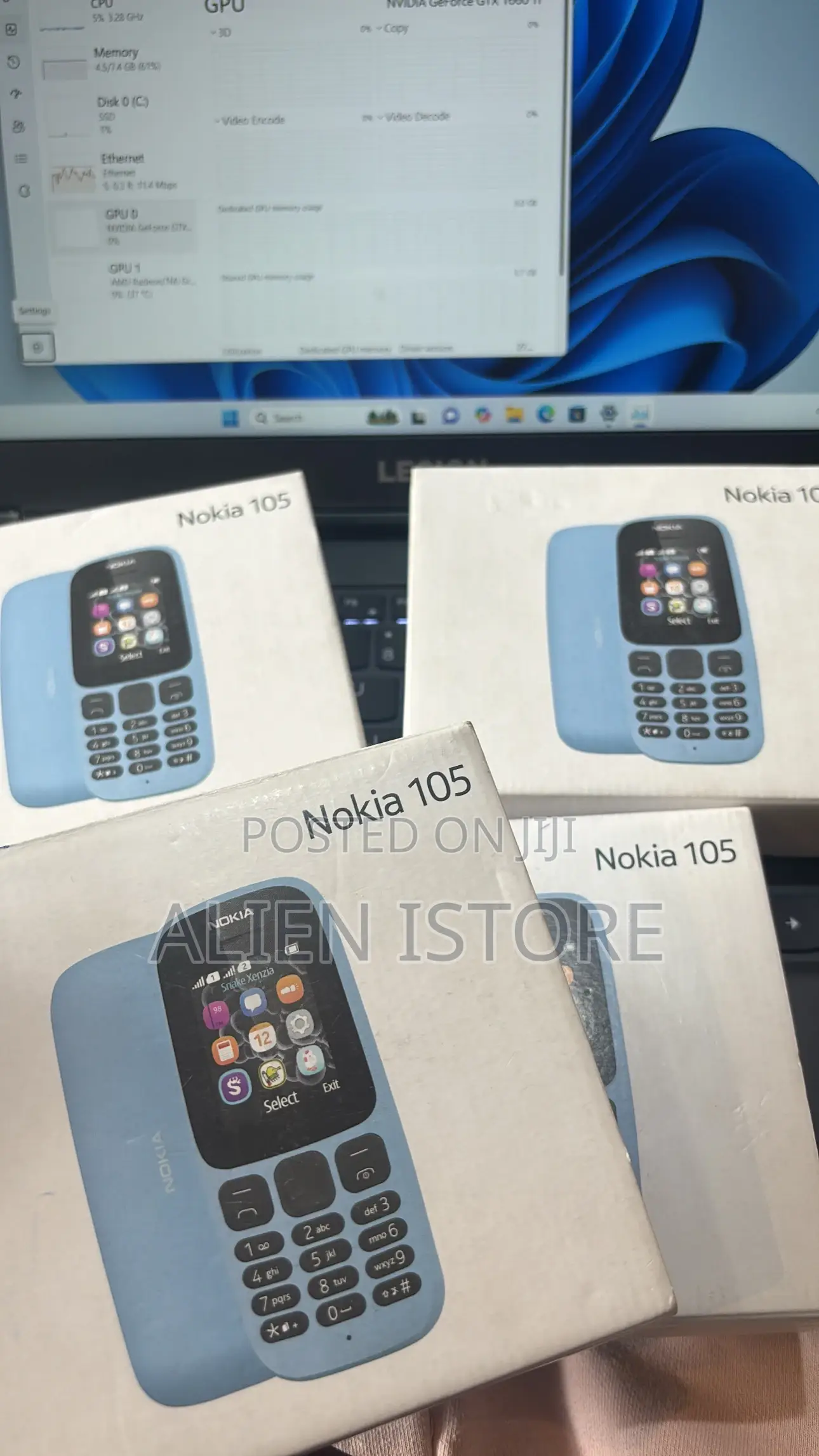 New Nokia 105 Blue