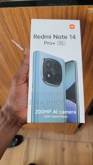New Xiaomi Redmi Note 14 Pro+ 5G 256 GB Black