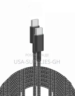 Plnhixt Usb C to Usb C Cable, 6ft 60w Nylon Braided From Usa