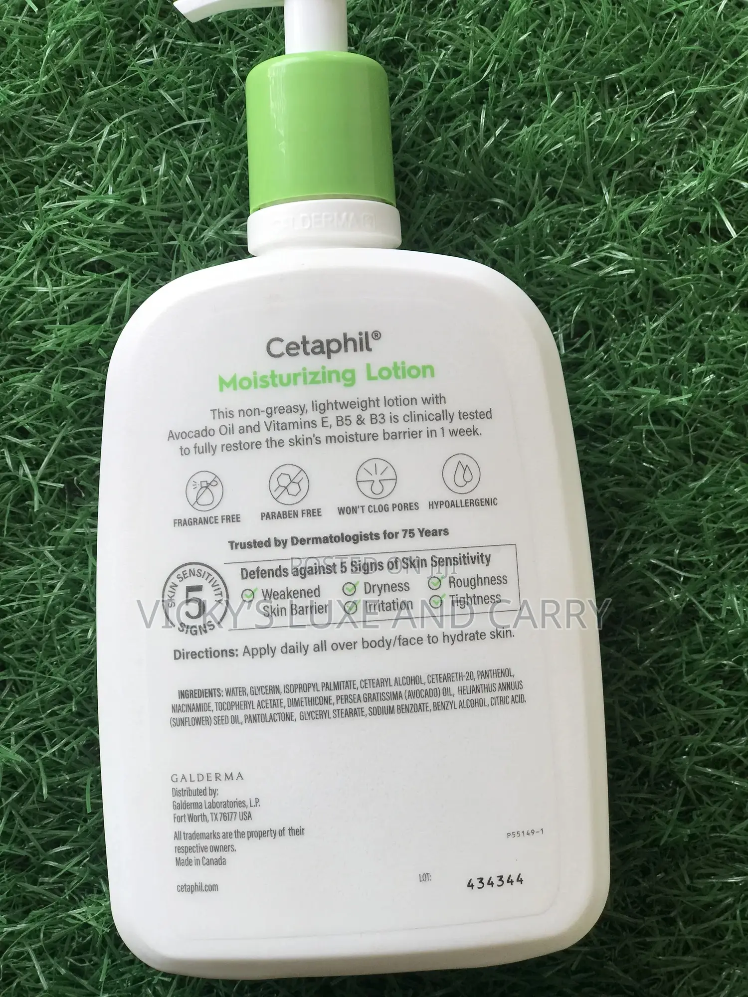 Cetaphil Moisturizing Lotion 591ml,For Dry and Sensitive Skin