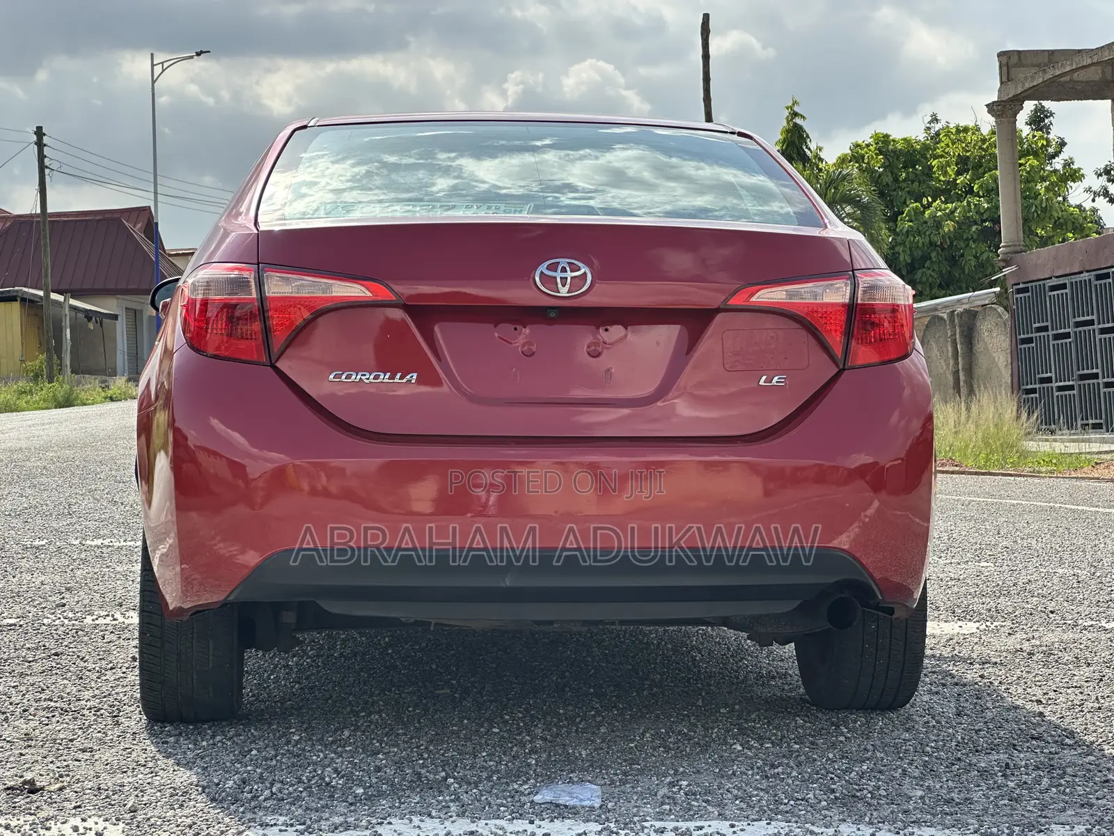 Toyota Corolla LE ECO 4dr Sedan (1.8L 4cyl CVT) 2017 Red