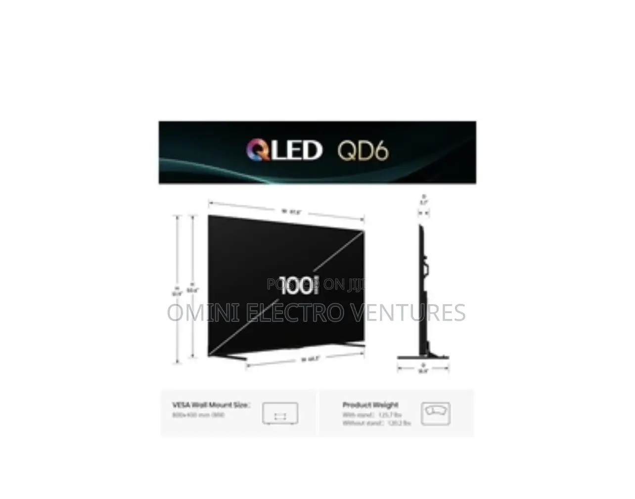 Brand New Hisence 100” Qled Uhd Smart Tv
