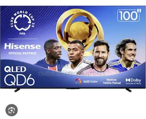 American Imported Brand New Hisence 100” Qled Smart Tv
