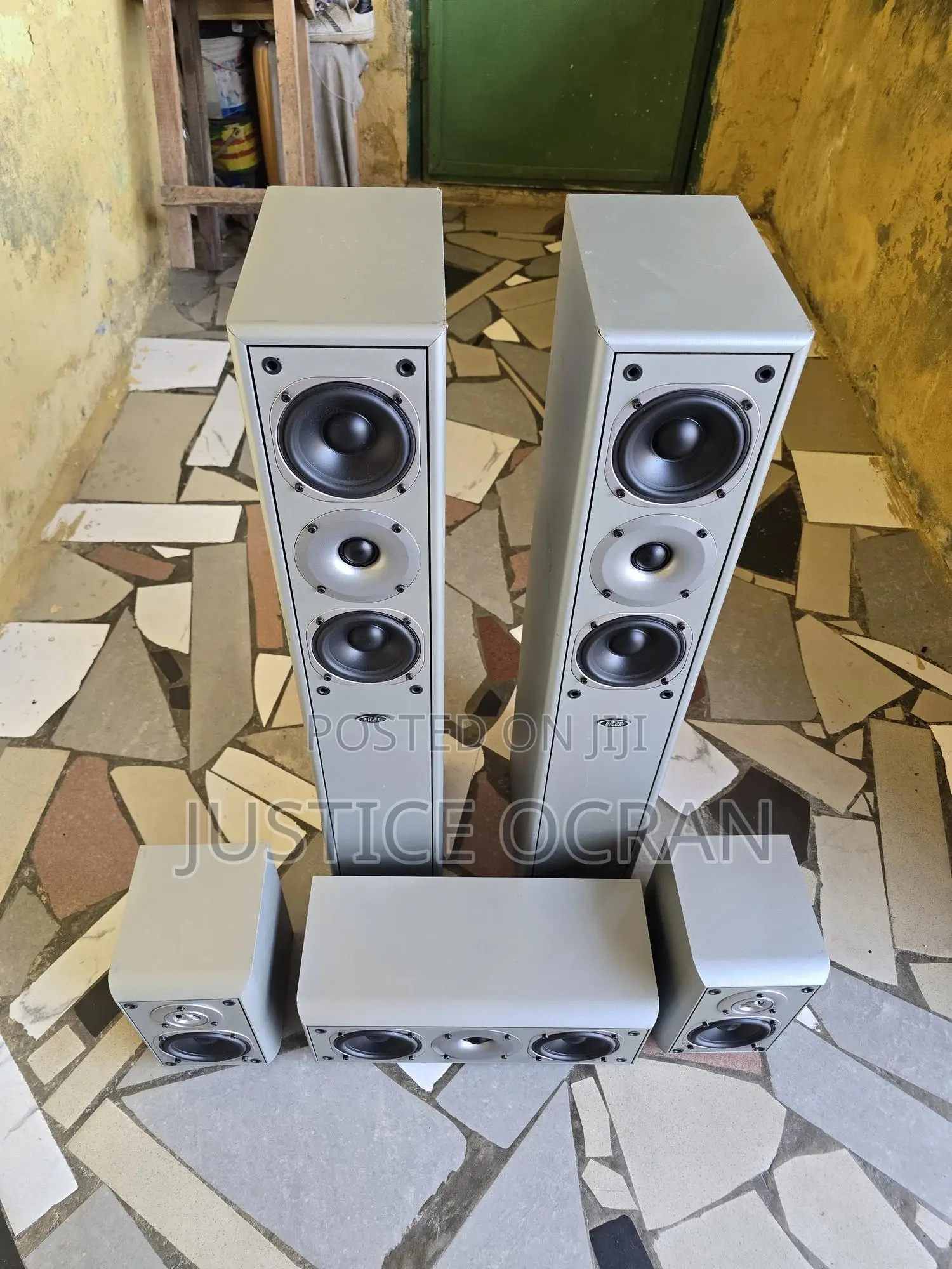Infinity 12 Inches Subwoofer + Eltax Standing Speakers
