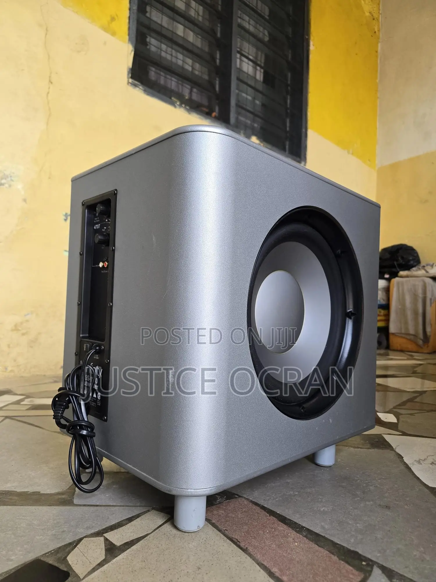 Infinity 12 Inches Subwoofer + Eltax Standing Speakers