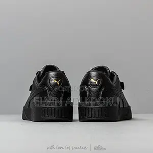 Puma Cali Lace Up Sneaker Casual “ Triple Black”