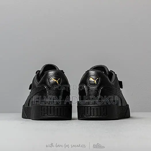 Puma Cali Lace Up Sneaker Casual “ Triple Black”