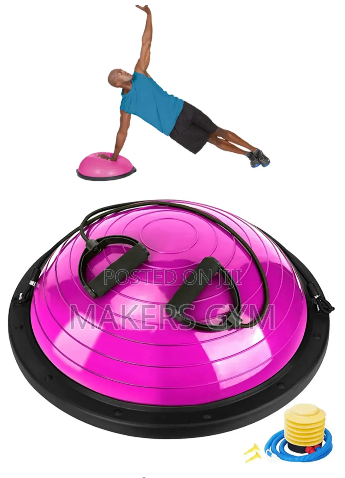 Balance Ball With Resistance And Pump