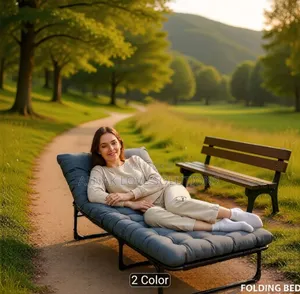 Medium Size Foldable Bed With Mattress