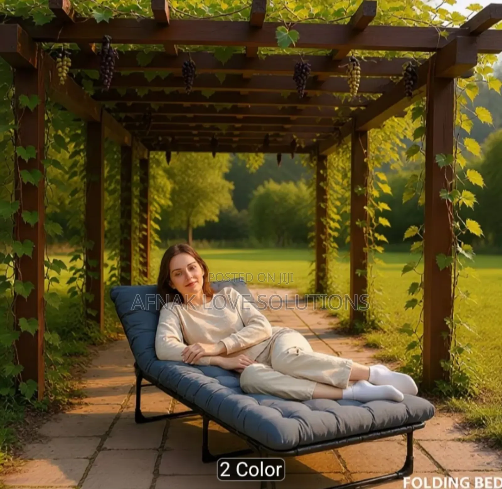 Medium Size Foldable Bed With Mattress