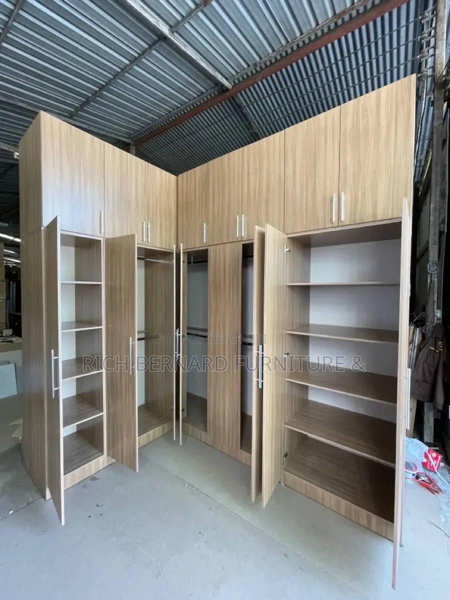The Oak L-Shape Wardrobe