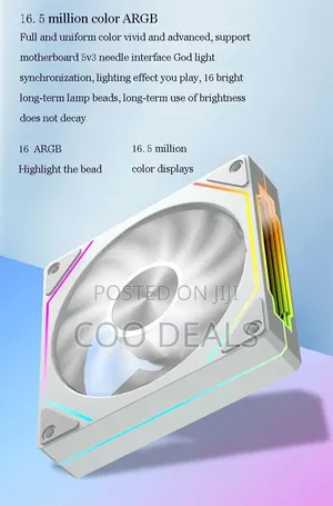 RGB Pc Fans. 3 Packs + Remote Argb Hub 6th Gen Prismatic Edge Mirror
