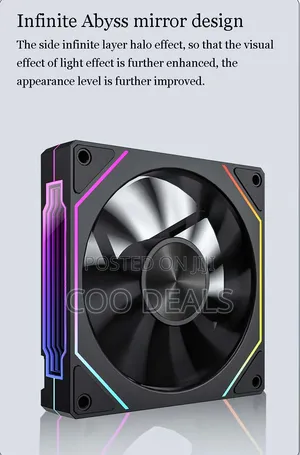 RGB Pc Fans. 3 Packs + Remote Argb Hub 6th Gen Prismatic Edge Mirror
