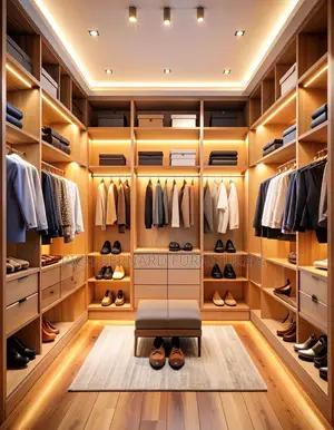 Modern Walk in Closet
