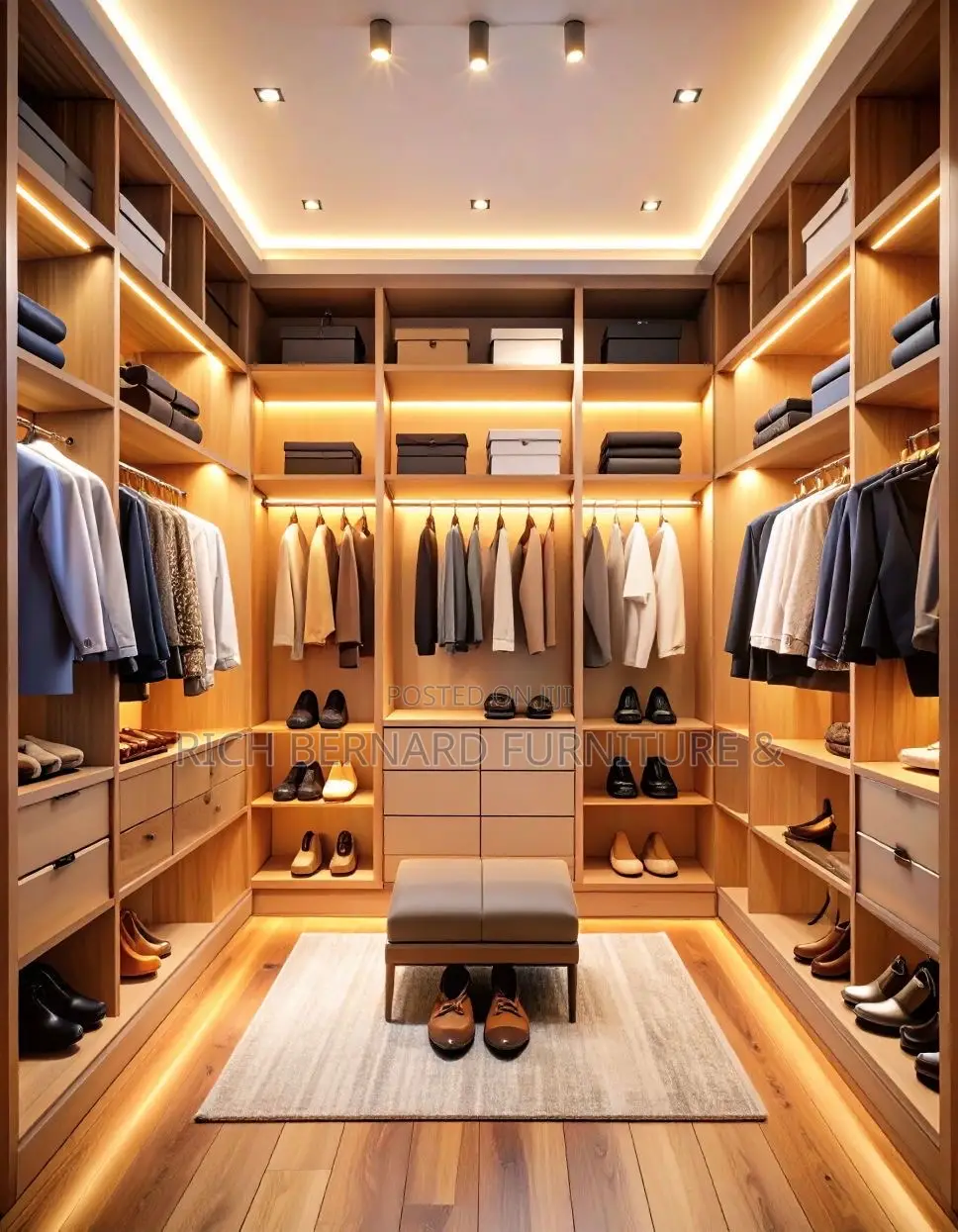 Modern Walk in Closet