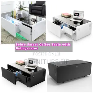 Sobro Smart Coffee Table With Refrigerator From Macy’S Usa
