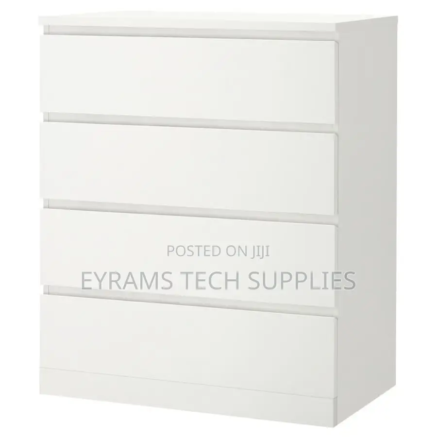 Ikea Malm Chest of 4 Drawers, White, 80 X 100 Cm