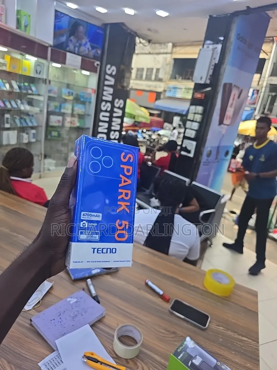 New Tecno Spark 50 128 GB Blue