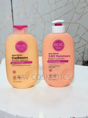 Eos Pink Champagne Body Lotion and Wash