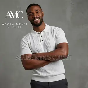 Men's Smart Casual Knit Polo Shirts, Office Weekend Wear