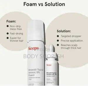 Keeps Extra Strength Minoxidil Foam + Oil Combo Pack - Hair Regrowth