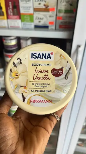 Limited Edition Isana Warmvanilla,Floral Blossom, Kakao Body Creme