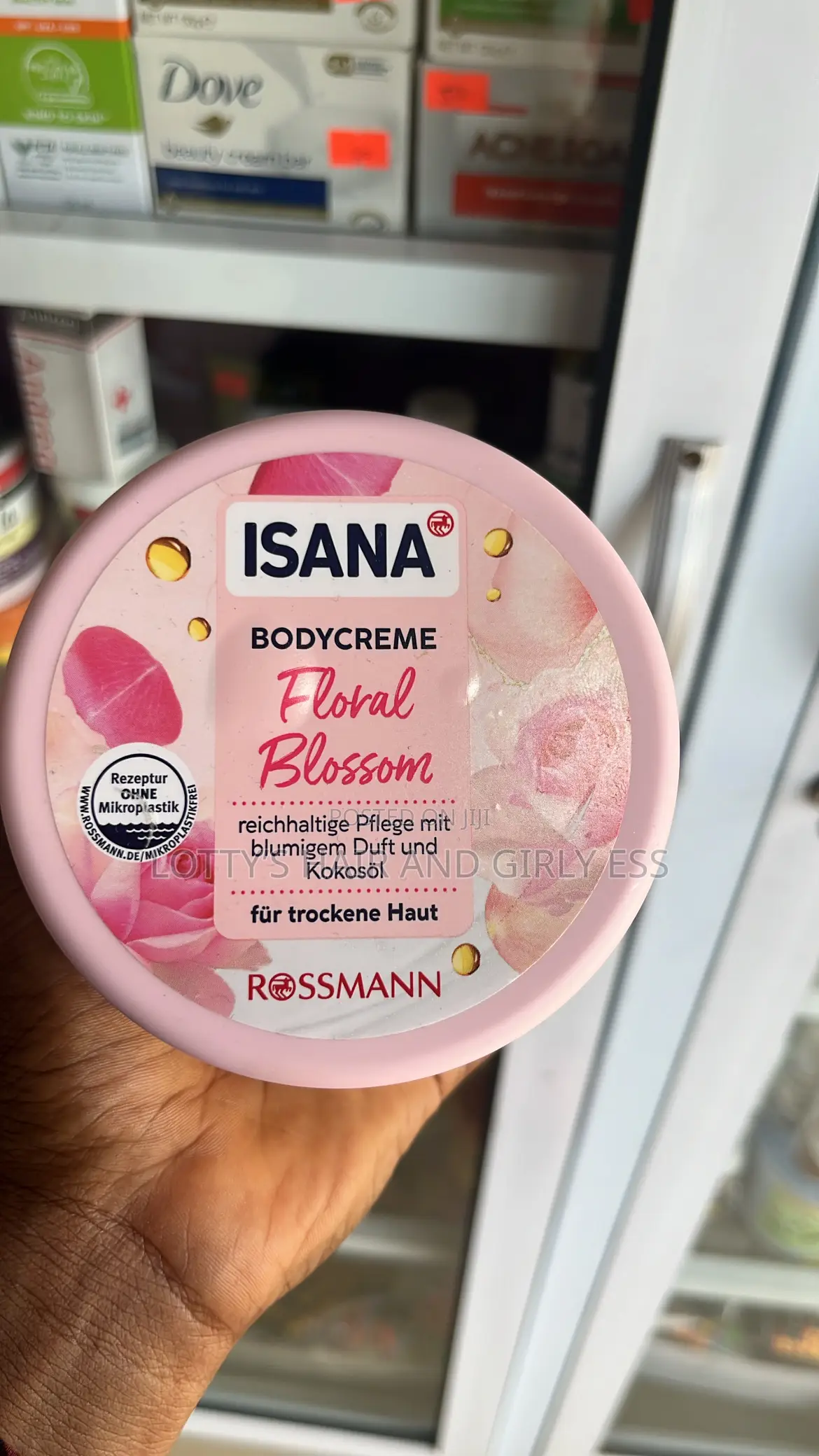 Limited Edition Isana Warmvanilla,Floral Blossom, Kakao Body Creme