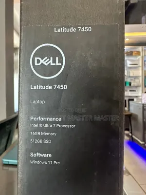 New Laptop Dell Latitude 7450 16GB Intel Core Ultra 7 SSD 512GB