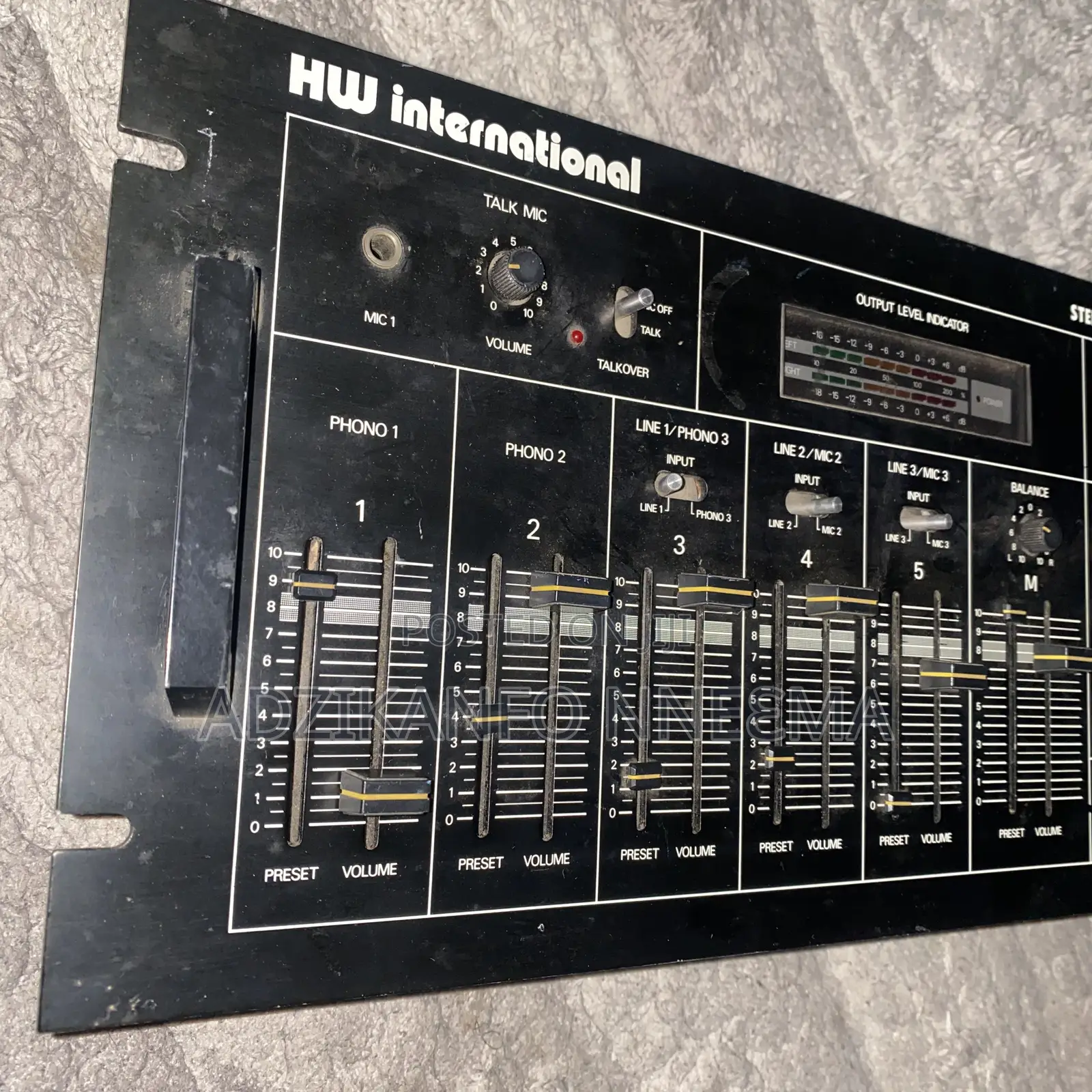 Vintage Hw International Mx-1 Stereo Sound Control Centre