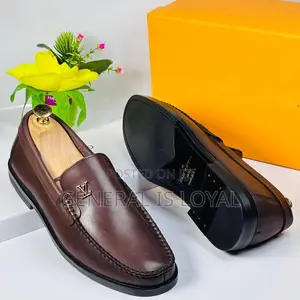 Louis Vuitton Brown Easy Wear Penny Men’S Loafers