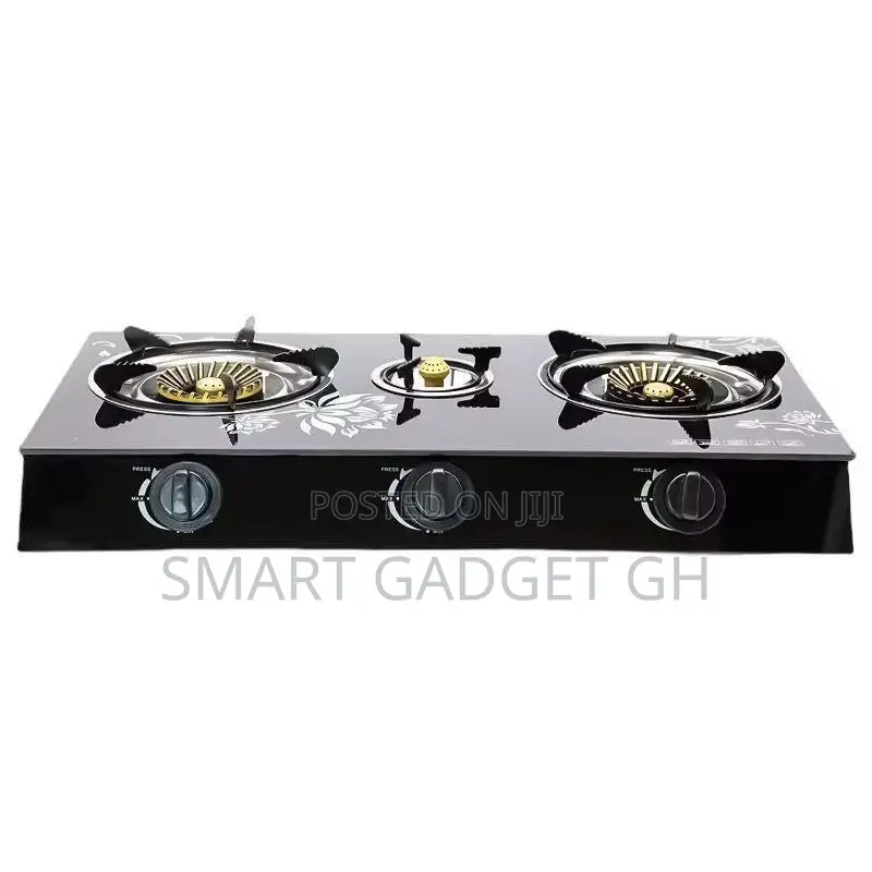 Automatic Glass 3 Burner Stove