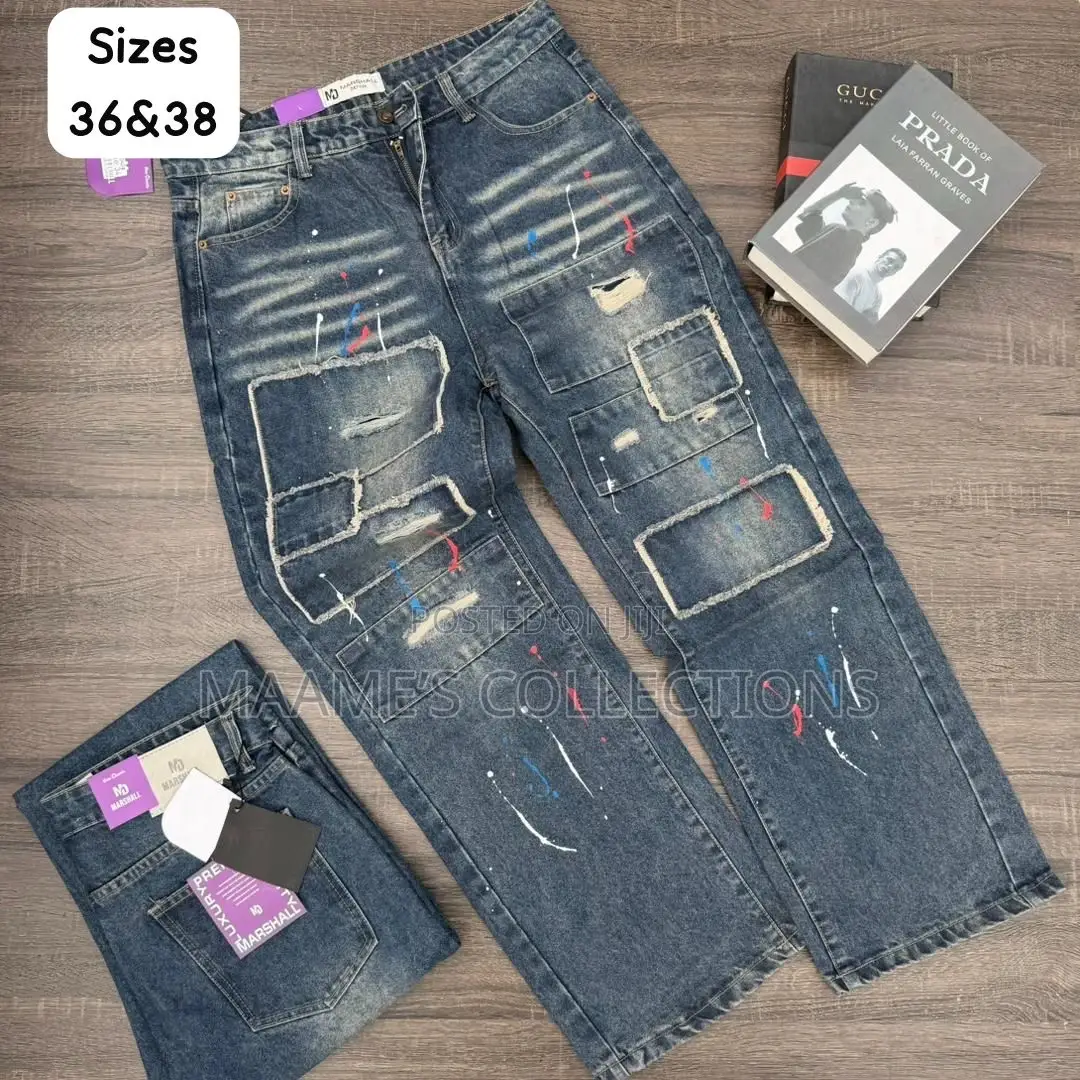 Men’S Ripped Denim Jeans