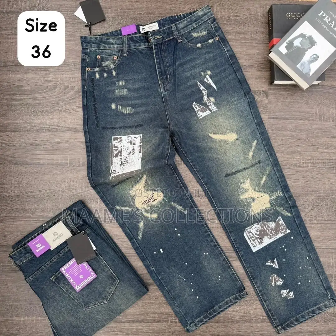 Men’S Ripped Denim Jeans