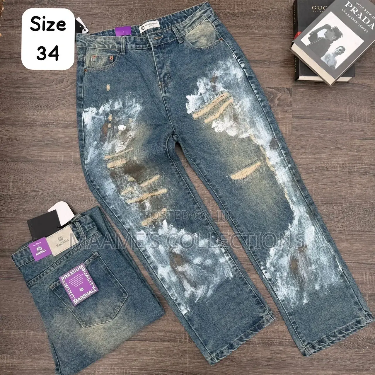 Men’S Ripped Denim Jeans