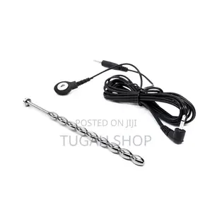 BDSM Restraint Electro Shock Pulse With Anal Plug