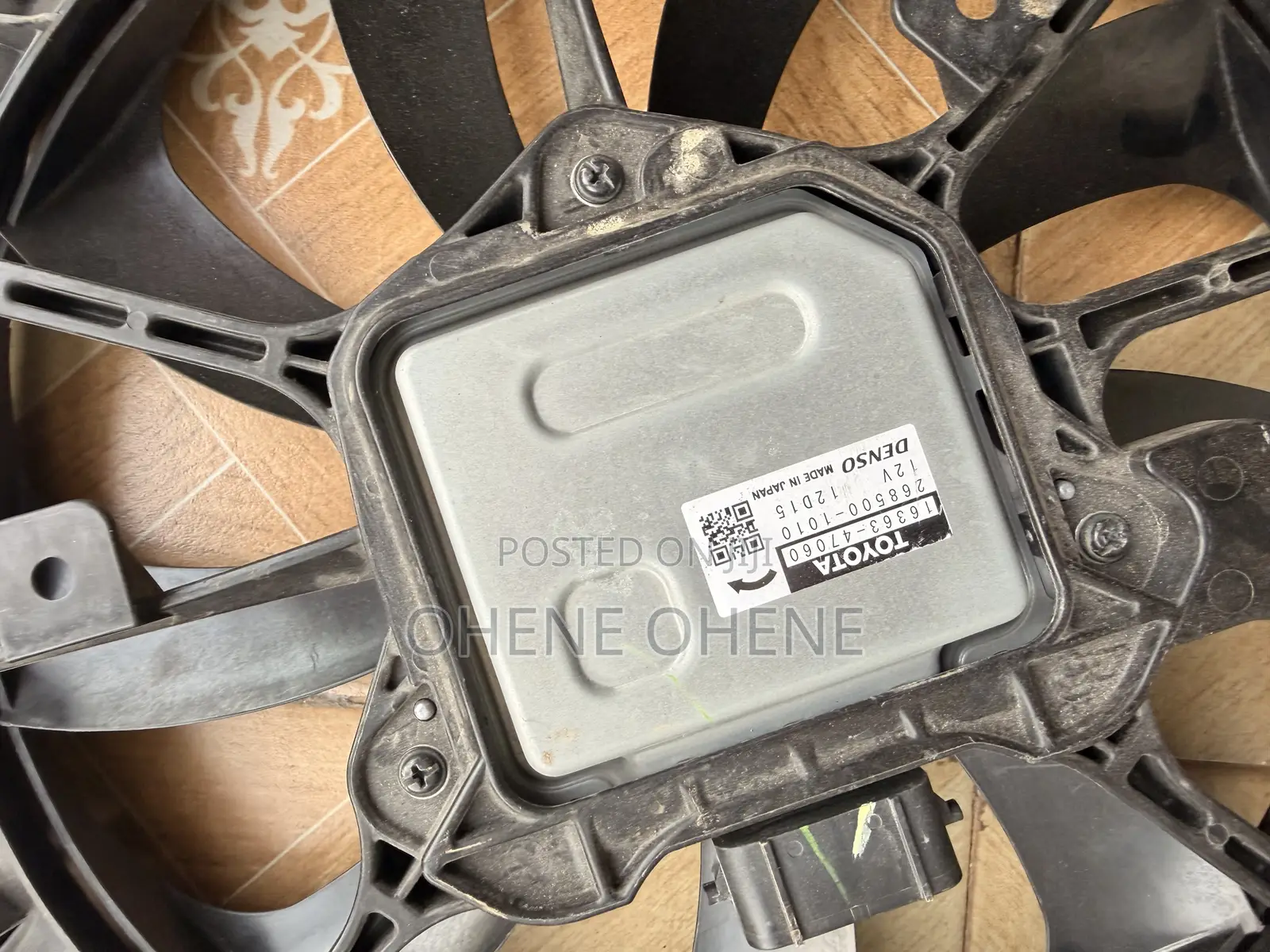 Toyota C-Hr Hybrid Radiator Fan