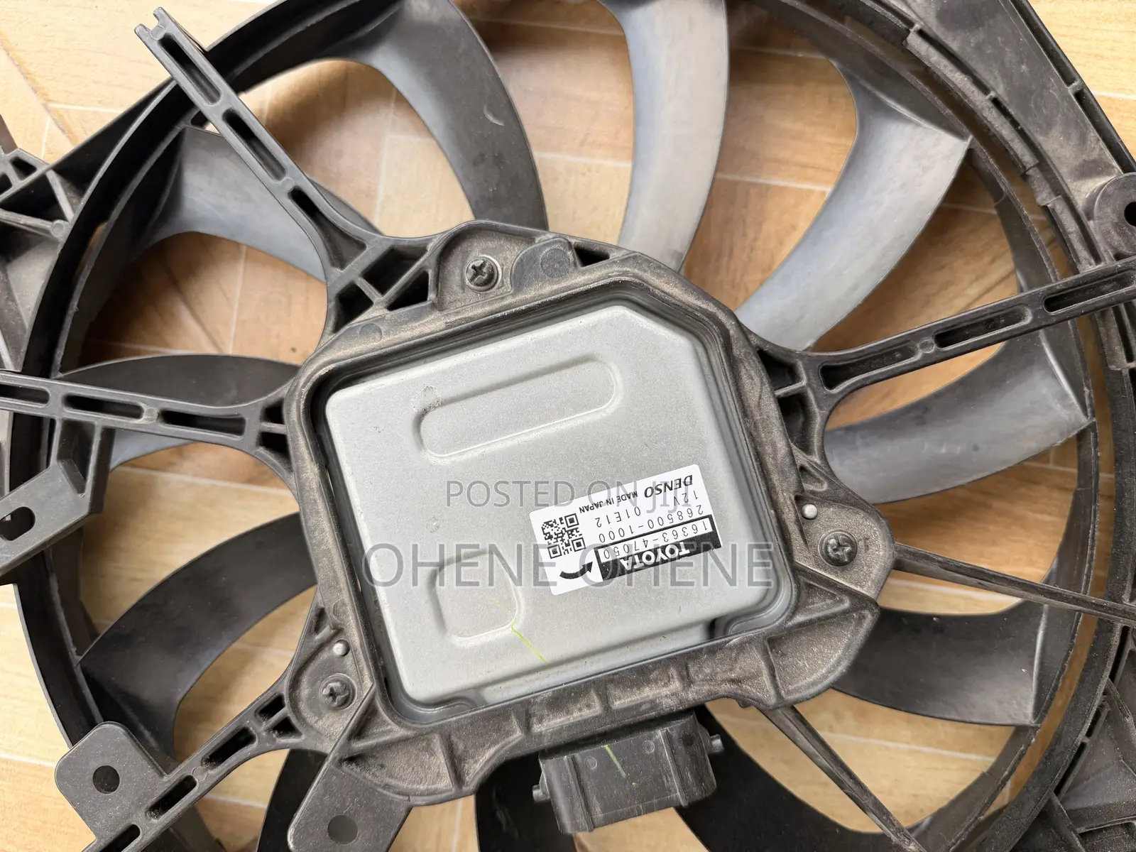Toyota C-Hr Hybrid Radiator Fan