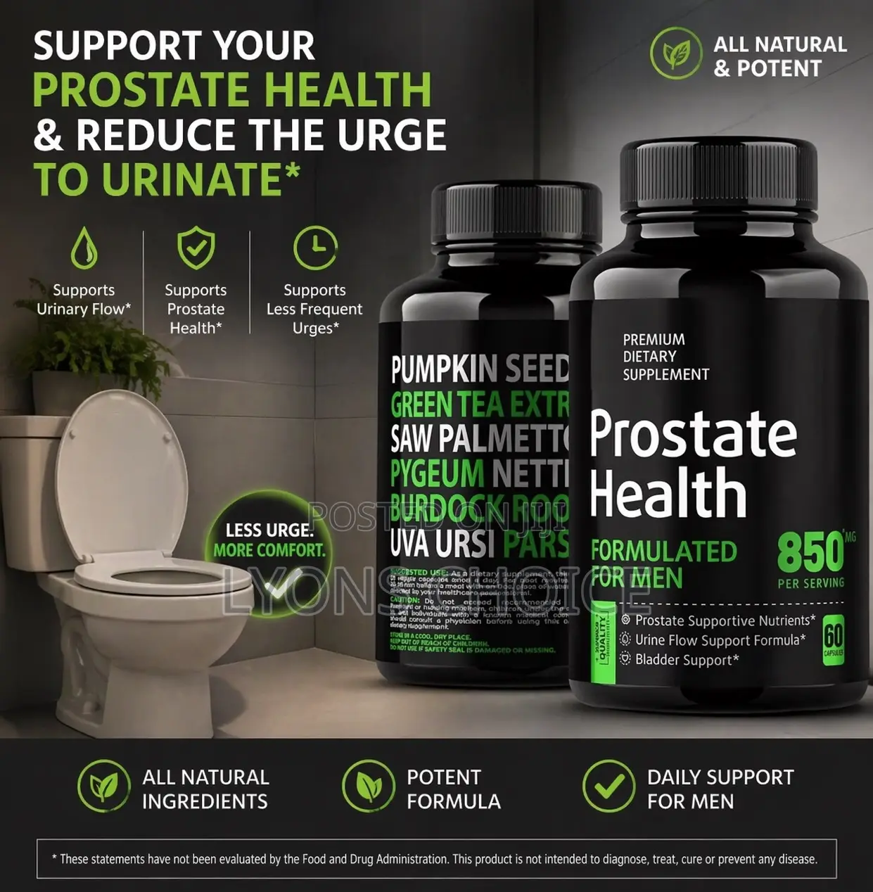 Prostate Health and Support Supplemet